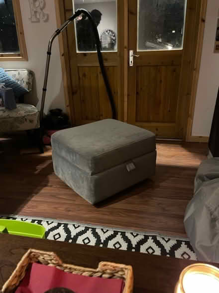Photo of free Velour footstool (West Bridgford NG2) #1