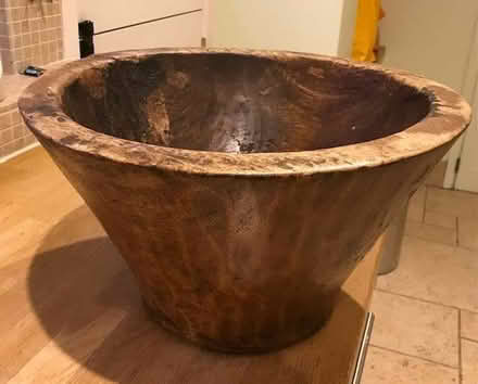Photo of free Large Rustic Wooden Bowl (Old Windsor SL4) #2