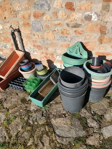 Photo of free Garden pots and trays (North Wootton BA4) #2