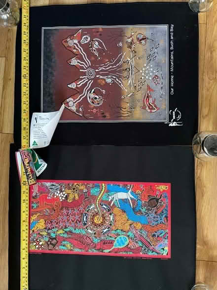 Photo of free Aboriginal paintings on fabric (Sedgley DY3) #1