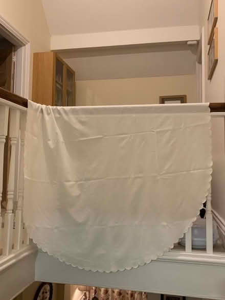 Photo of free Large oval tablecloth (Bakewell DE45) #1