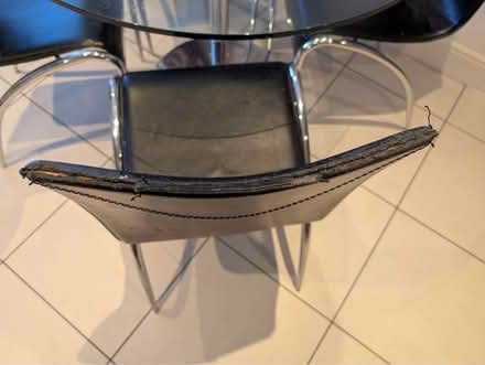 Photo of free 4 faux leather chairs (Twyford RG10 9) #2