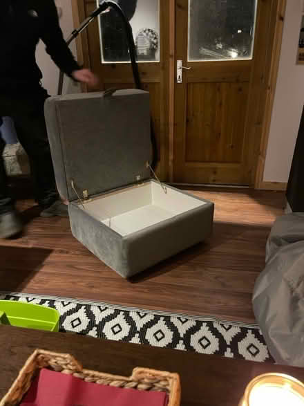 Photo of free Velour footstool (West Bridgford NG2) #2