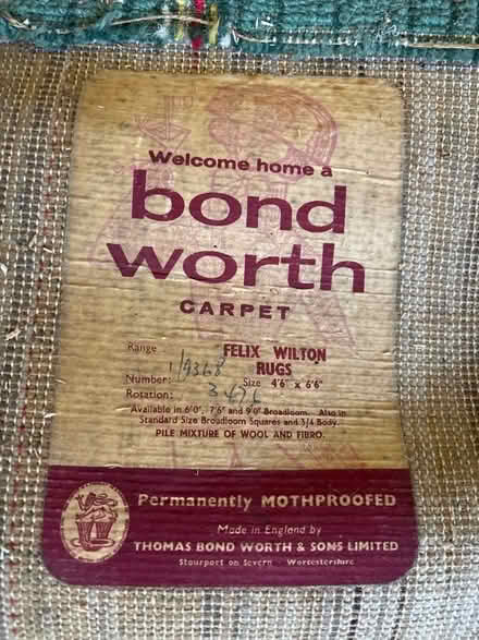 Photo of free Wool rug (Eastbourne BN20) #3