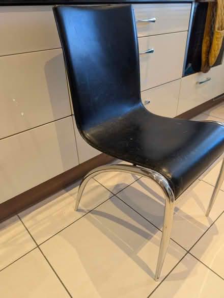 Photo of free 4 faux leather chairs (Twyford RG10 9) #1