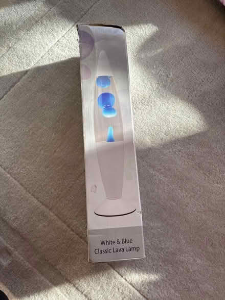 Photo of free White and Blue Lava Lamp (Rathgar Dublin 6) #1