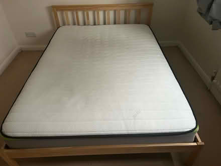 Photo of free Double bed and mattress (TN4) #1
