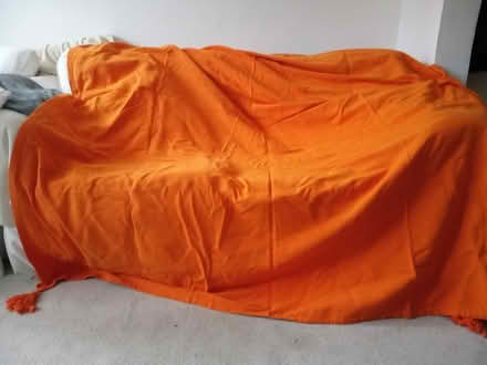 Photo of free Cotton throw (Near Horsham Station) #1