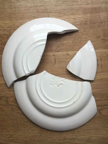 Photo of free broken tea plate for craft (North Laine BN1) #2