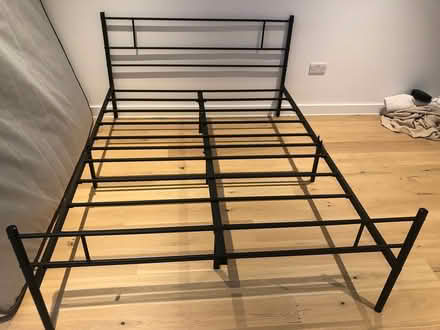 Photo of free Kingsize Metal frame bed (1 Station Road N17 9JU) #1