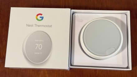 Photo of free A broken white Nest Thermostat (Near De Anza College) #1