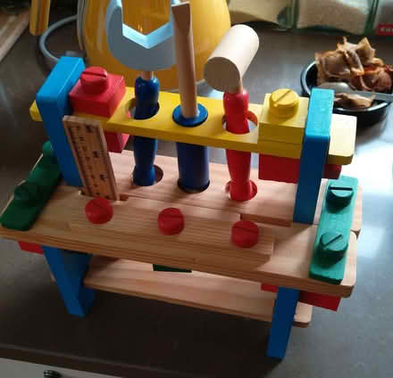 Photo of free Childs work bench/wooden tool (Saxmundham IP17) #1