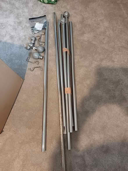 Photo of free Curtain poles and fixings (Westham) #1