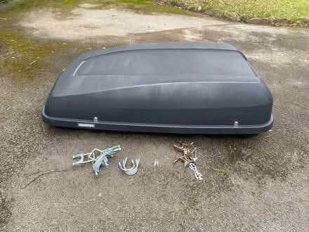 Photo of free Halfords roof box (large) (Adel LS16) #1
