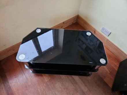 Photo of free Black Corner Glass T.V. Unit (Frodsham WA6) #2
