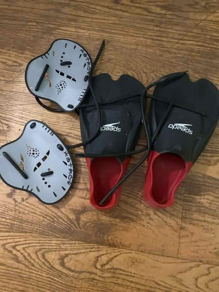 Photo of free Swim pool flippers and hand paddles (Oldfield Park, Bath) #1