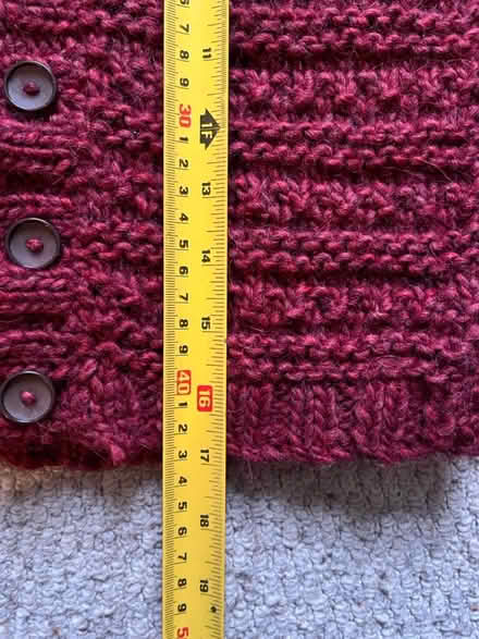 Photo of free Hand knitted boy’s cardigan (M33 near Sale Grammar School) #4