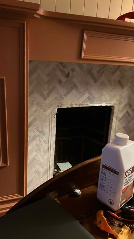 Photo of free Marble tile fire surround (N1) #3