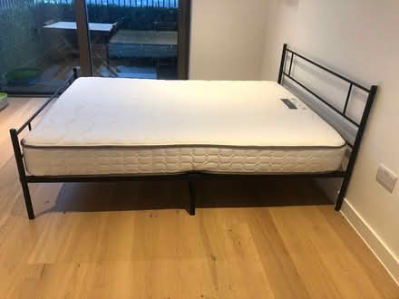 Photo of free Kingsize Metal frame bed (1 Station Road N17 9JU) #2
