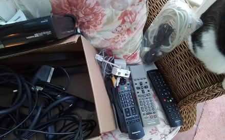 Photo of free Dvd player, various leads remotes (Timperley WA15) #4
