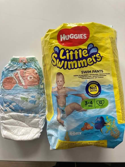 Photo of free Size 3-4 swim nappies (Helsby) #1