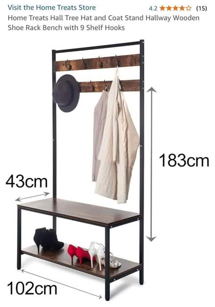 Photo of free Wooden Shoe Rack Bench (N10) #2
