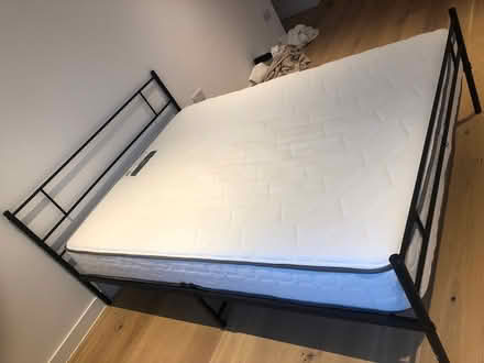 Photo of free Kingsize Metal frame bed (1 Station Road N17 9JU) #4