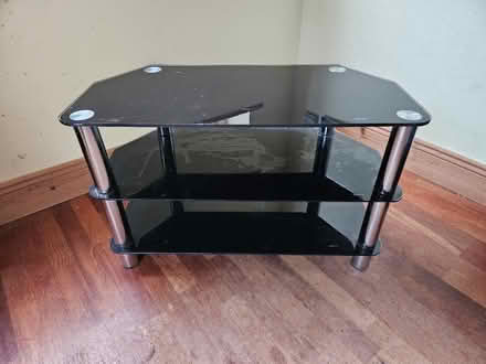 Photo of free Black Corner Glass T.V. Unit (Frodsham WA6) #1