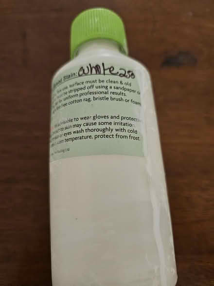 Photo of free White wood stain 100ml (TW1) #1