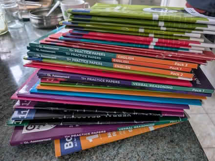 Photo of free Used 11 plus books and papers (Wallington SM6) #1