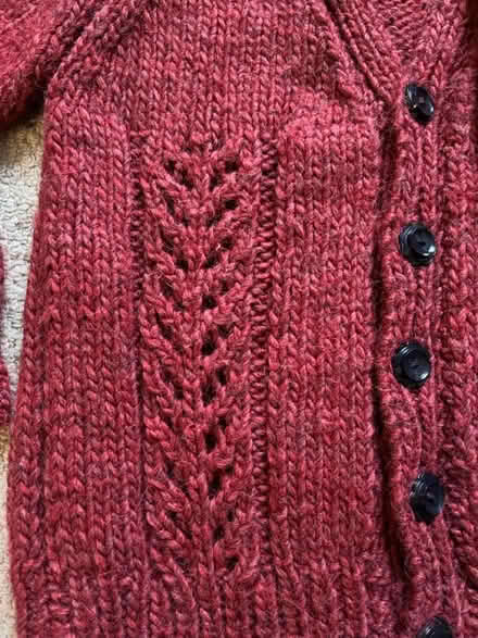 Photo of free Hand knitted cardigan for child (M33 near Sale Grammar School) #3