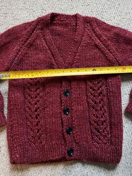 Photo of free Hand knitted cardigan for child (M33 near Sale Grammar School) #1