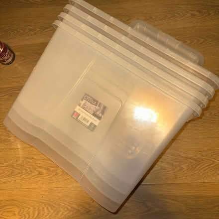 Photo of free 7 Large Storage Containers 80L (Deptford SE10) #1