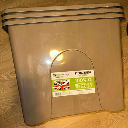 Photo of free 7 Large Storage Containers 80L (Deptford SE10) #2