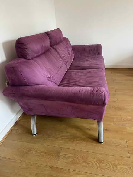 Photo of free sofa, upholstered cleaned (Bearwood Golf Club RG41) #4