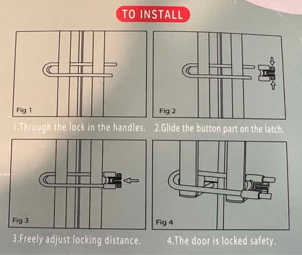 Photo of free sliding cabinet babyproof locks (New Carrollton, MD) #3