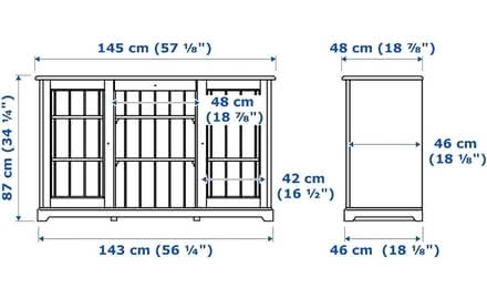 Photo of free IKEA Liatorp sideboard (N7 0DX, Tufnell Park) #3