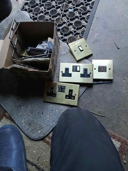 Photo of free Sockets and switches brass (TW12) #1