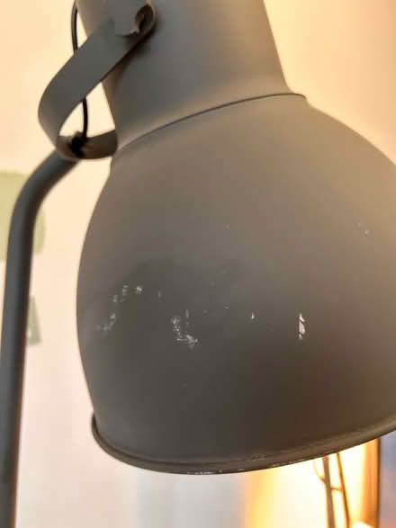 Photo of free Tall floor lamp grey metal (Tooting SW17) #4