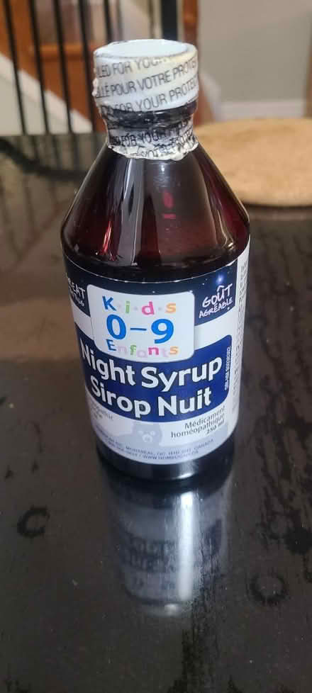 Photo of free Unopened Kids 0-9 night syrup (Mavis and Rathburn) #1