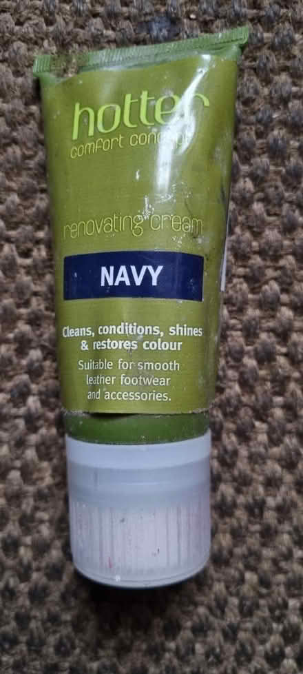 Photo of free Navy shoe cream (Upper Wellsway) #1