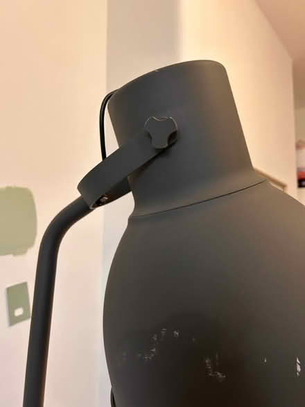 Photo of free Tall floor lamp grey metal (Tooting SW17) #3