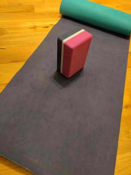 Photo of free Yoga mat and block (Homerton E9) #1