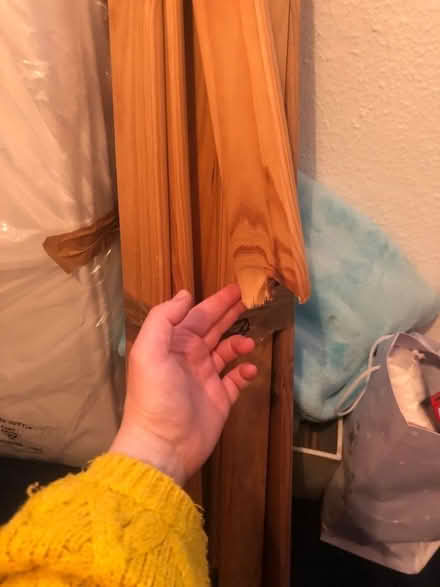 Photo of free Single wooden bed (Addiscombe CR0) #3