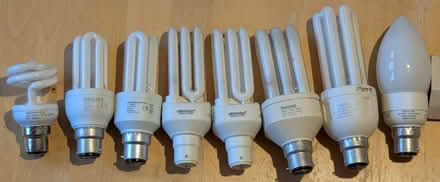 Photo of free 8 x various B22 energy saving lightbulbs (Dean Court OX2) #1