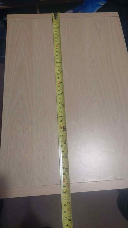 Photo of free Beech effect bookcase shelf unit (Ormesby St Margaret NR29) #1