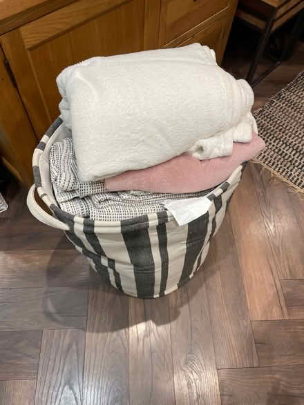 Photo of free Mixed bag of throws / rugs (Berkhamsted) #1