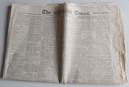 Photo of free Original Times Newspaper 1/11/1919 (Royal Leamington Spa CV31) #2