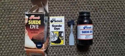 Photo of free Navy suede dye (Upper Wellsway) #1