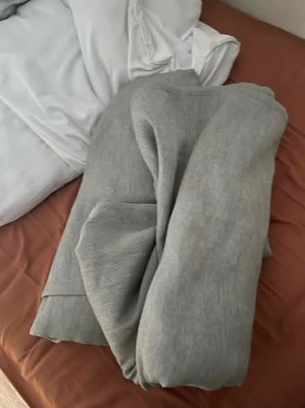 Photo of free Grey line curtains (Leyton) #1